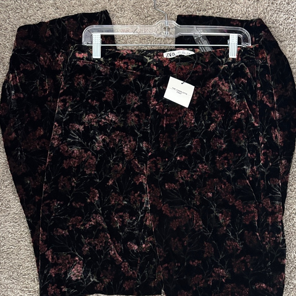 Zara ‘Charlotte’ Velvet Trousers